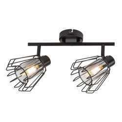 Lubinis šviestuvas Emerencia E14 2x MAX 40W (Juoda)