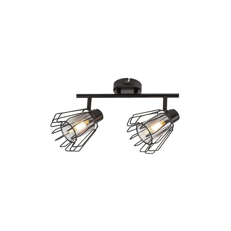 Lubinis šviestuvas Emerencia E14 2x MAX 40W (Juoda)