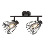 Lubinis šviestuvas Emerencia E14 2x MAX 40W (Juoda)
