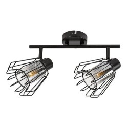 Lubinis šviestuvas Emerencia E14 2x MAX 40W (Juoda)