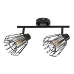 Lubinis šviestuvas Emerencia E14 2x MAX 40W (Juoda)