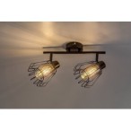Lubinis šviestuvas Emerencia E14 2x MAX 40W (Juoda)