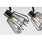 Lubinis šviestuvas Emerencia E14 2x MAX 40W (Juoda)