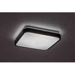 Lubinis šviestuvas Alenzo LED 24W 3000, 4000, 6000K CCT keičiama balta spalva (Juoda)