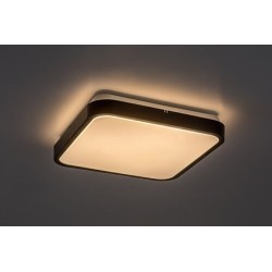 Lubinis šviestuvas Alenzo LED 24W 3000, 4000, 6000K CCT keičiama balta spalva (Juoda)