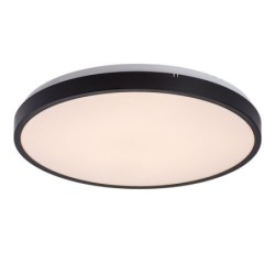 Lubinis šviestuvas Alenzo LED 36W 3000-6000K CCT keičiama balta spalva (Juoda)