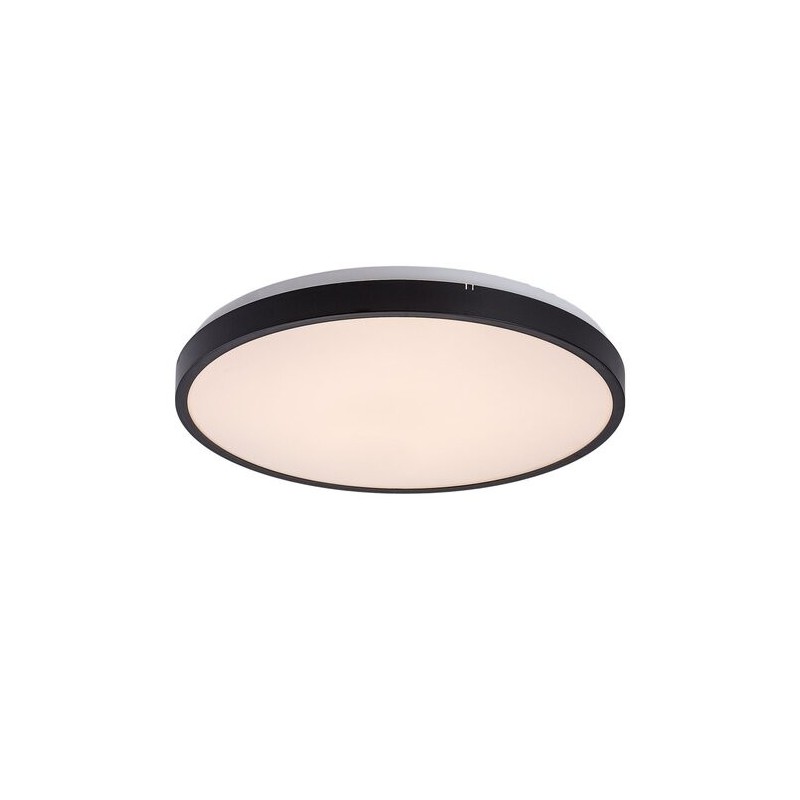 Lubinis šviestuvas Alenzo LED 36W 3000-6000K CCT keičiama balta spalva (Juoda)