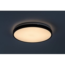 Lubinis šviestuvas Alenzo LED 36W 3000-6000K CCT keičiama balta spalva (Juoda)