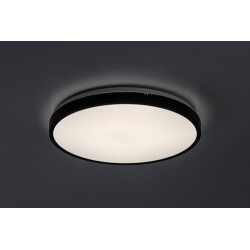 Lubinis šviestuvas Alenzo LED 36W 3000-6000K CCT keičiama balta spalva (Juoda)