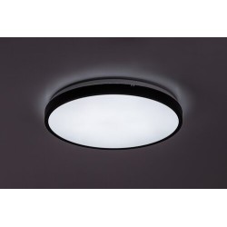Lubinis šviestuvas Alenzo LED 36W 3000-6000K CCT keičiama balta spalva (Juoda)