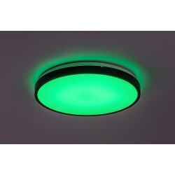 Lubinis šviestuvas Alenzo LED 36W 3000-6000K CCT keičiama balta spalva (Juoda)