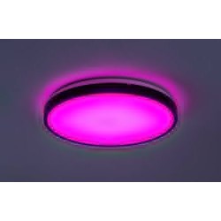 Lubinis šviestuvas Alenzo LED 36W 3000-6000K CCT keičiama balta spalva (Juoda)