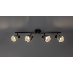 Lubinis šviestuvas Farelia E14 4X MAX 10W (Juoda)