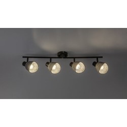 Lubinis šviestuvas Farelia E14 4X MAX 10W (Juoda)