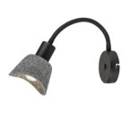 Sieninis šviestuvas Farelia E14 1X MAX 10W (Juoda)