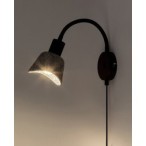 Sieninis šviestuvas Farelia E14 1X MAX 10W (Juoda)