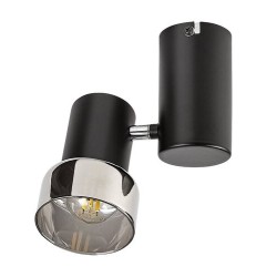 Lubinis šviestuvas Hatice E14 1x MAX 15W (Juoda)