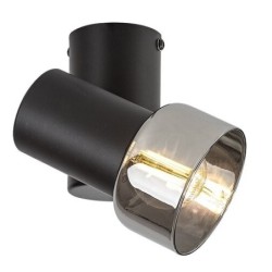 Lubinis šviestuvas Hatice E14 1x MAX 15W (Juoda)