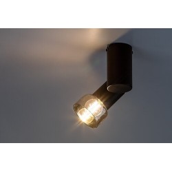 Lubinis šviestuvas Hatice E14 1x MAX 15W (Juoda)
