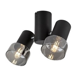 Lubinis šviestuvas Hatice E14 2x MAX 15W (Juoda)