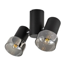 Lubinis šviestuvas Hatice E14 2x MAX 15W (Juoda)