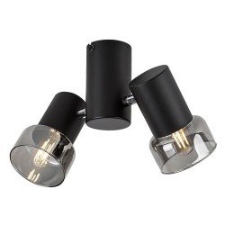 Lubinis šviestuvas Hatice E14 2x MAX 15W (Juoda)
