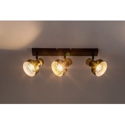 Lubinis šviestuvas Saskia E14 3x MAX 15W (Juoda)