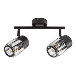 Lubinis šviestuvas Venaro E14 2x MAX 15W (Juoda)