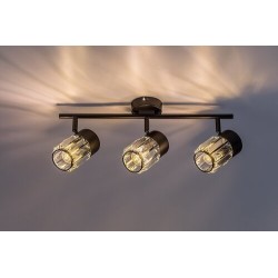 Lubinis šviestuvas Venaro E14 3x MAX 15W (Juoda)