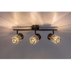 Lubinis šviestuvas Venaro E14 3x MAX 15W (Juoda)
