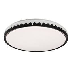 Lubinis šviestuvas Malin LED 48W 3000-6500K CCT keičiama balta spalva (Juoda, Pilka)