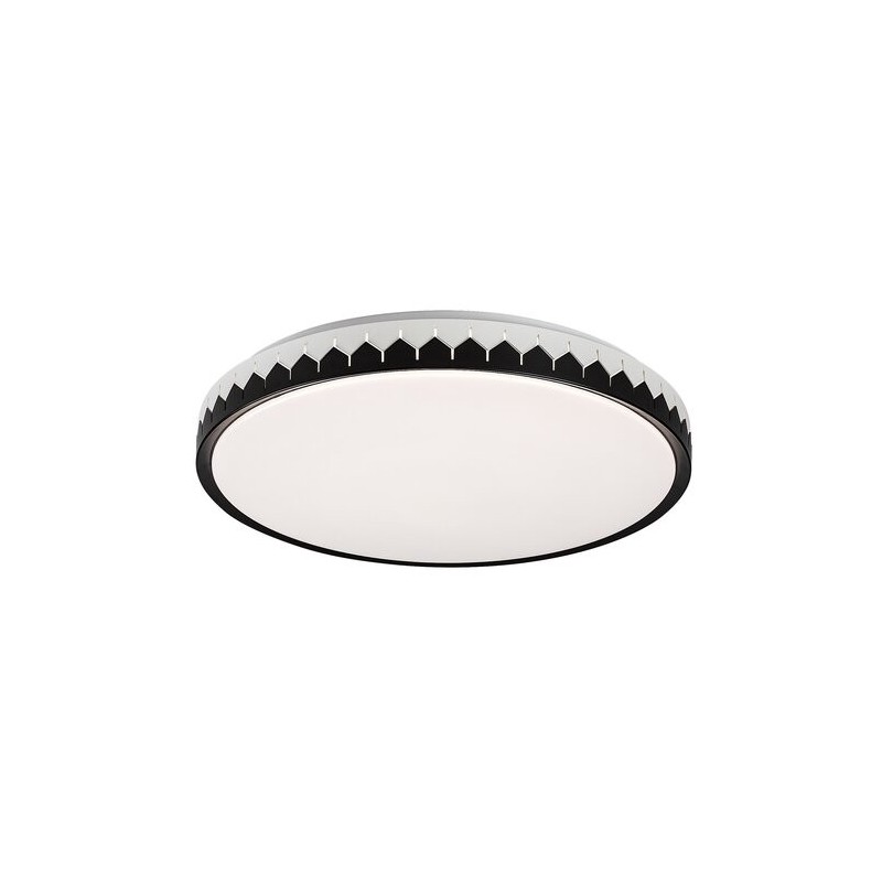 Lubinis šviestuvas Malin LED 48W 3000-6500K CCT keičiama balta spalva (Juoda, Pilka)