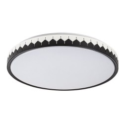Lubinis šviestuvas Malin LED 48W 3000-6500K CCT keičiama balta spalva (Juoda, Pilka)