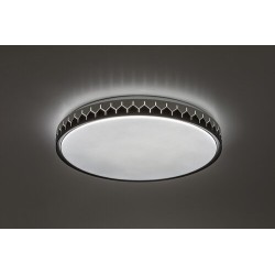 Lubinis šviestuvas Malin LED 48W 3000-6500K CCT keičiama balta spalva (Juoda, Pilka)