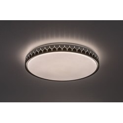 Lubinis šviestuvas Malin LED 48W 3000-6500K CCT keičiama balta spalva (Juoda, Pilka)