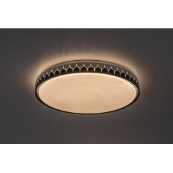 Lubinis šviestuvas Malin LED 48W 3000-6500K CCT keičiama balta spalva (Juoda, Pilka)