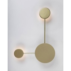 Sieninis šviestuvas Amadeo LED 7W 3000K Šilta balta (Aukso)