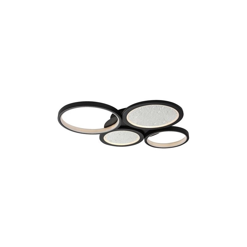 Lubinis šviestuvas Aranis LED 40W 3000-6500K CCT keičiama balta spalva (Juoda)