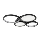 Lubinis šviestuvas Aranis LED 40W 3000-6500K CCT keičiama balta spalva (Juoda)
