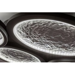 Lubinis šviestuvas Aranis LED 40W 3000-6500K CCT keičiama balta spalva (Juoda)