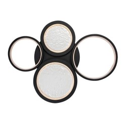 Lubinis šviestuvas Aranis LED 40W 3000-6500K CCT keičiama balta spalva (Juoda)