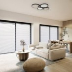 Lubinis šviestuvas Aranis LED 40W 3000-6500K CCT keičiama balta spalva (Juoda)
