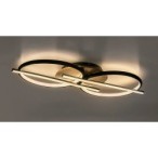 Lubinis šviestuvas Arash LED 40W 3000, 4000, 6500K CCT keičiama balta spalva (Juoda)