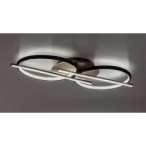 Lubinis šviestuvas Arash LED 40W 3000, 4000, 6500K CCT keičiama balta spalva (Juoda)