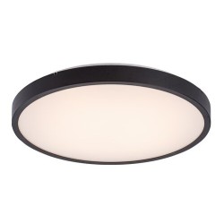 Lubinis šviestuvas Alenzo LED 24W 3000-6000K CCT keičiama balta spalva (Juoda)