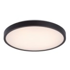 Lubinis šviestuvas Alenzo LED 24W 3000-6000K CCT keičiama balta spalva (Juoda)