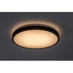 Lubinis šviestuvas Alenzo LED 24W 3000-6000K CCT keičiama balta spalva (Juoda)