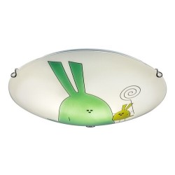 Vaikiškas šviestuvas Flappy E27 2x MAX 60W (Balta)