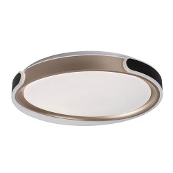 Lubinis šviestuvas Jindri LED 48W 3000-6500K CCT keičiama balta spalva (Juoda, Aukso)