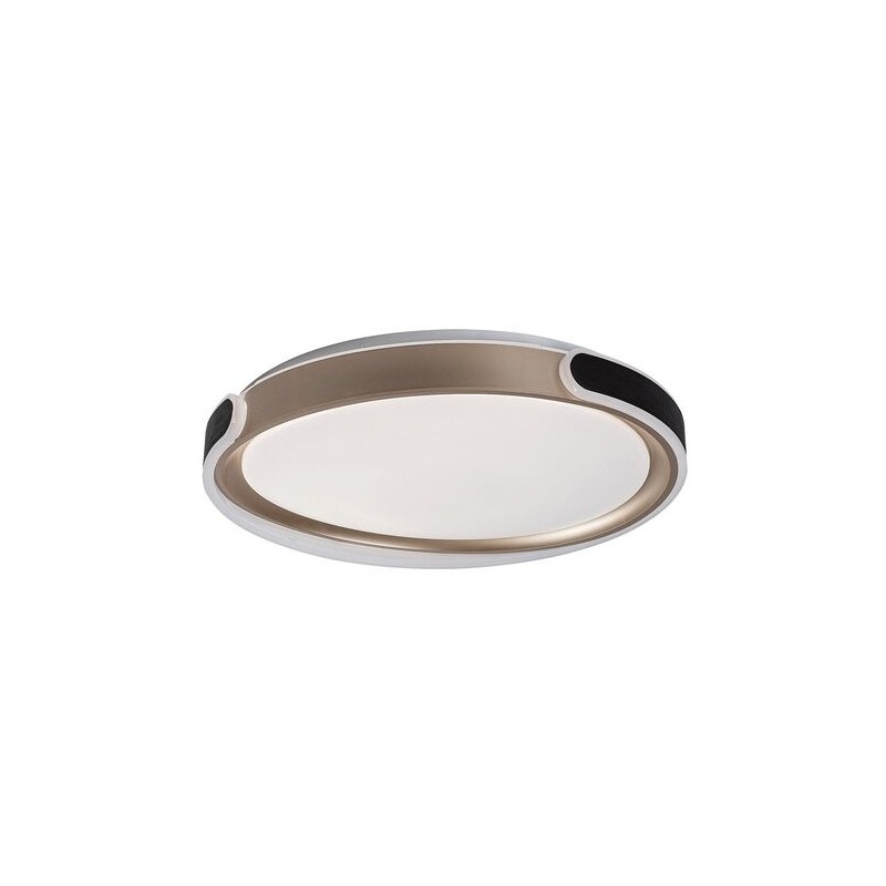 Lubinis šviestuvas Jindri LED 48W 3000-6500K CCT keičiama balta spalva (Juoda, Aukso)